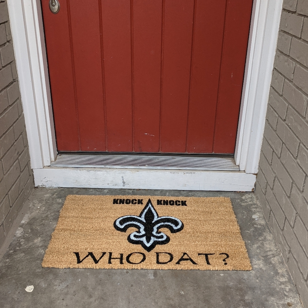 New Orleans Saints Doormat